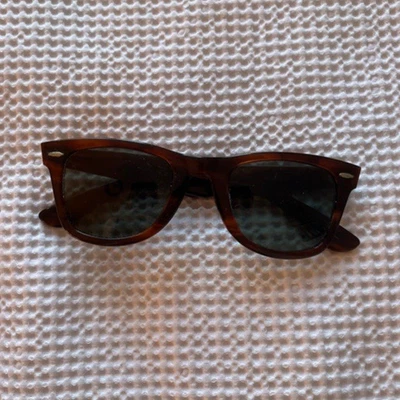 B&L Ray Ban Wayfarer BL5024 Tortoise Shell Sunglasses Vintage