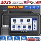 2025 NEW MUCAR VO6 Full System OBD2 Scanner Diagnostic 28 Special Functions USA