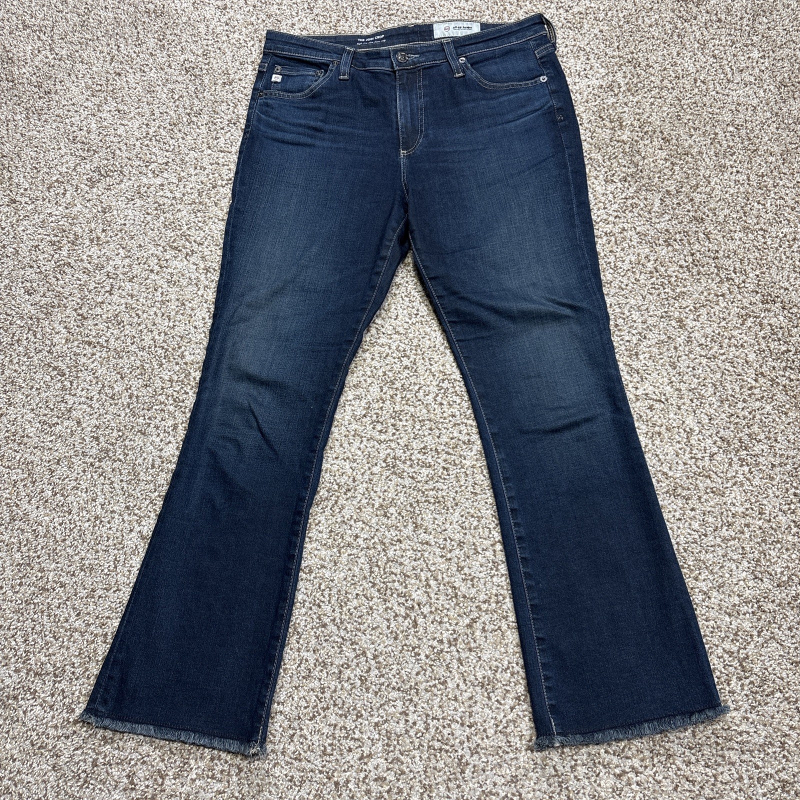 AG Adriano Goldschmied Jeans Womens 28 The Jodi Crop Slim Flare Fits 31 X 26.5