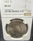 1923 PEACE DOLLAR MS63 NGC 🔥🔥🔥