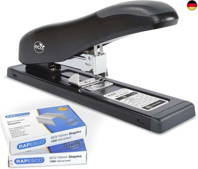 Rapesco 1307 ECO HD-100 Hochleistungsheftgerät und 2000 Heftklammern des Typs 