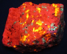 Fluorescent Wollastonite, Barite, Calcite, Franklin, NJ
