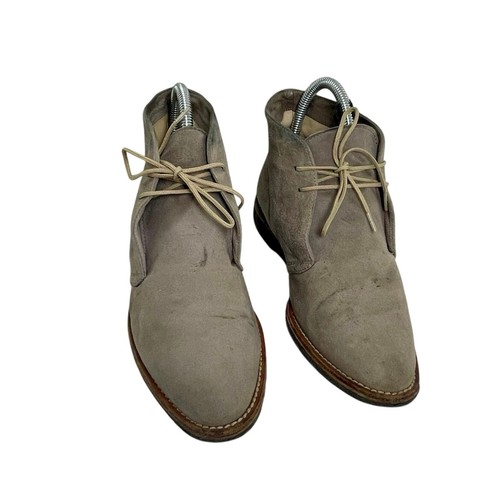 MANOLO BLAHNIK BOOTIES BERWICK WILDLEDER TAUPE GR. 6 STREETWEAR VIELSEITIG - Bild 10 von 12