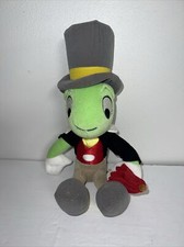 Vintage Disneyland Walt Disney World Sitting Jiminy Cricket 10  Plush 1990s