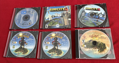 PC CD-ROM Games SimCity Classic/SimCity 4 & Tropico Pirate Cove/Mucho Macho