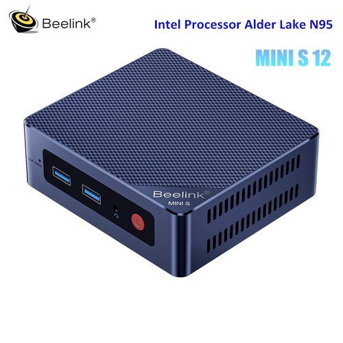 Beelink Mini S12 Intel N95 Processor 12th Office Mini PC Wifi5 BT4.2 4K Desktop - Zdjęcie 1 z 22