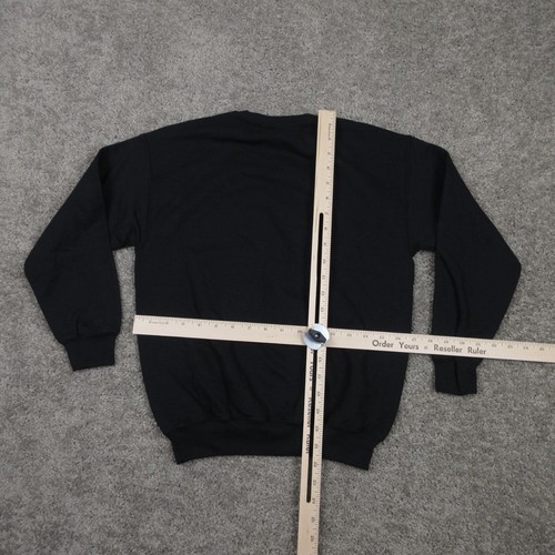 Pink Floyd Sweater Boys Medium Black Solid Pullover Crewneck Sweatshirt - Picture 4 of 7