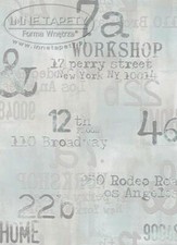 Erismann Tapete Vliestapete Make Up 6981-18 New York Adressen hellgrau