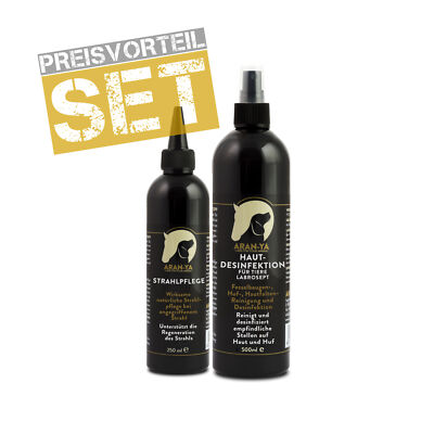 Set Pferd Huf (500ml Hufpflege + 250ml Strahlpflege)