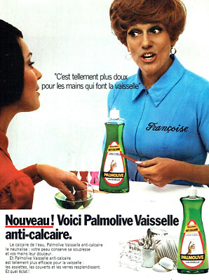 Werbung Advertising 04 24 1972 Palmolive Anti-Kalk Geschirr