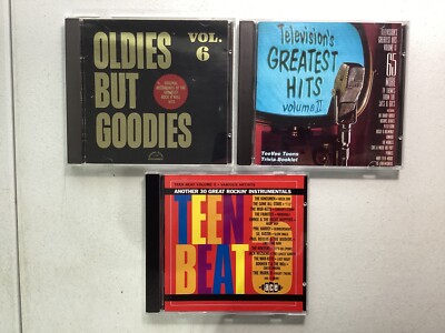 Compilation CD Lot TV Greatest Hits Volume 2Teen Beat 5 Oldies But Goodies Vol 6