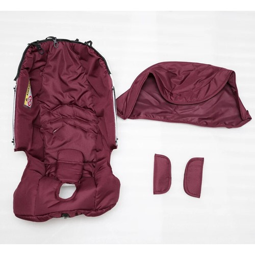 4IN 1 Car Seat Stroller Cover Kit Canopy Sunshade Seat Cushion Shoulder Pads - Picture 20 of 28