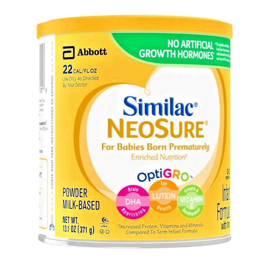 2 latas de fórmula en polvo Similac Neosure de 13,1 oz para prematuros - caducidad 2026+ Foto 3 de 4