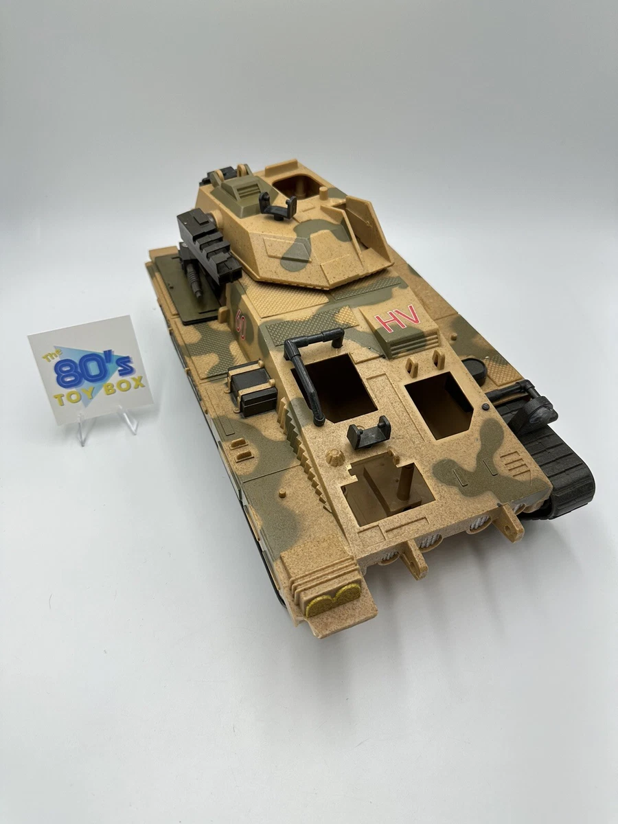 Véhicule Militaire Tank LANARD Années 1980 - PVC - Jouet Vintage - Sans Figurine