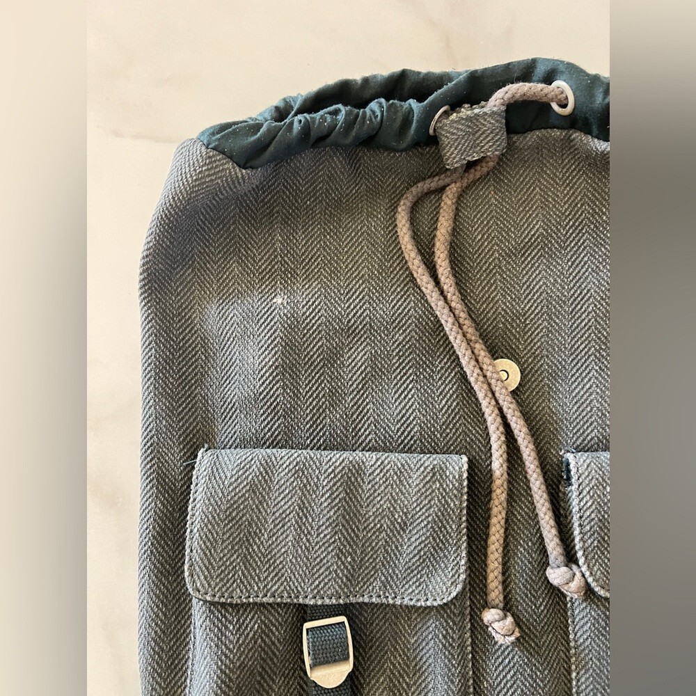 Universal Thread Drawstring Backpack Bag Navy Blue - image 10