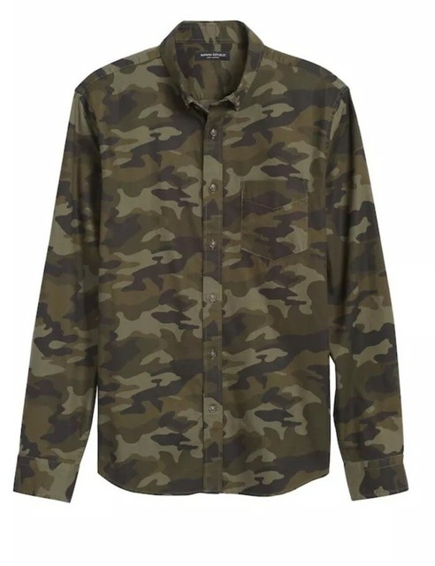Banana Republic Camo Lux Flannel 
