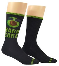 Men's Novelty Socks Hard Core Avocado Athletic Crew Sock NEW