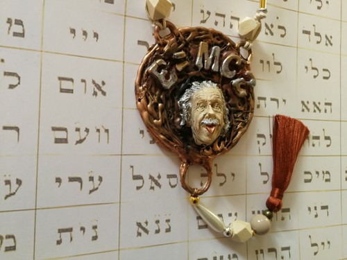 Einstein Mathematics Necklace Protective Talisman Pendant Magic Amulet Energy mc - Picture 8 of 24