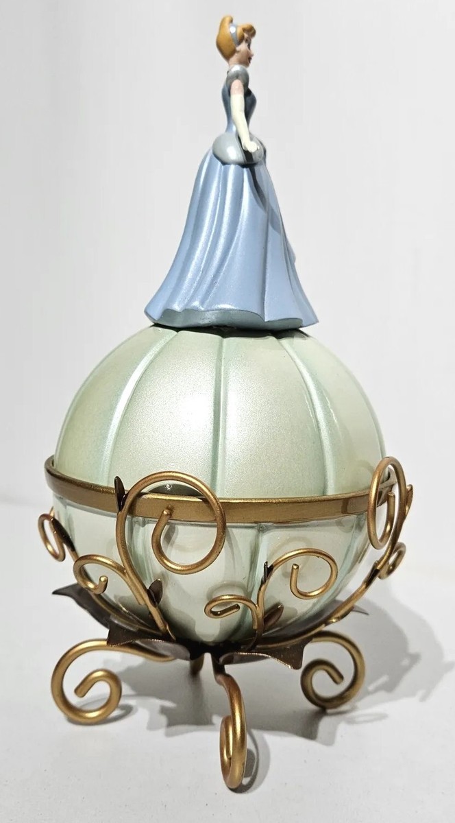 Rare Vintage Disney Princess Cinderella Jewelry Box With Ring