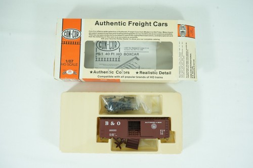 Kit de coche de caja Con Cor escala HO Baltimore & Ohio B&O PS1 40' 009403 NUEVO HO12 | Zustand: New