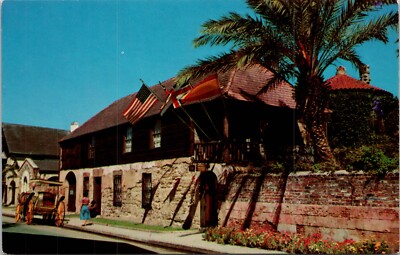 Oldest House Museum Complex St. Augustine Florida  Vintage Postcard spc2
