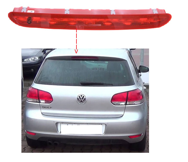 Feu de frein LED arrière pour VW Golf 6 et 7 de 2008 à 2019 version hayon 5K