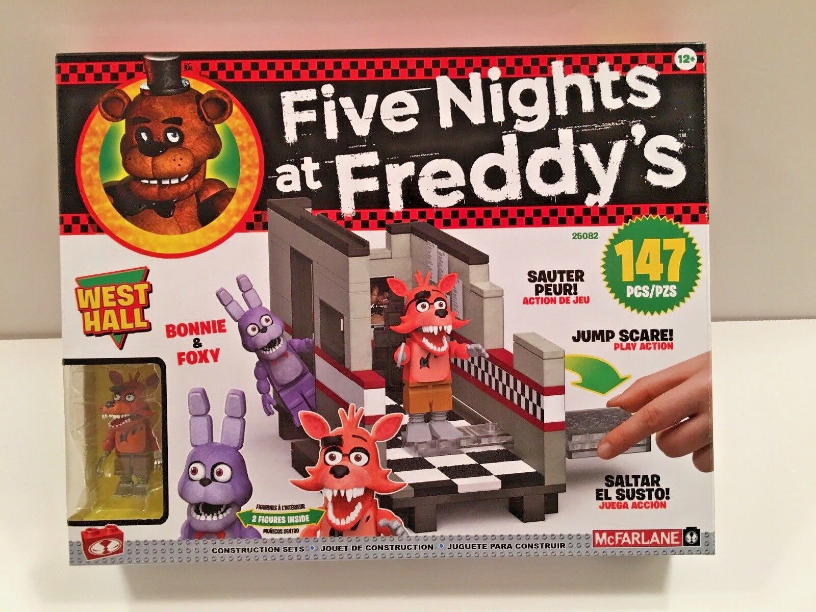 Sway klint firkant Five Nights at Freddy&#039;s EXCLUSIVE WEST HALL CONSTRUCTION SET FNAF LEGO  McFarlane | eBay