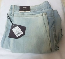 Women's Plus Size 20W Skinny Stretch Bleach Wash Denim Blue Jeans Ava  Viv NWT
