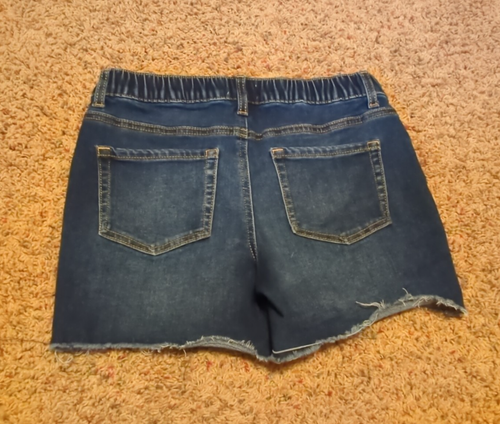 Girls Denim Jean Shorts Stretchy Size 14 SO - Picture 3 of 4