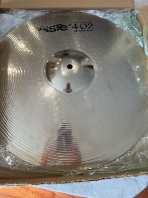 New Never Used Very Rare German Paiste 402 18” Crash Ride Nickel