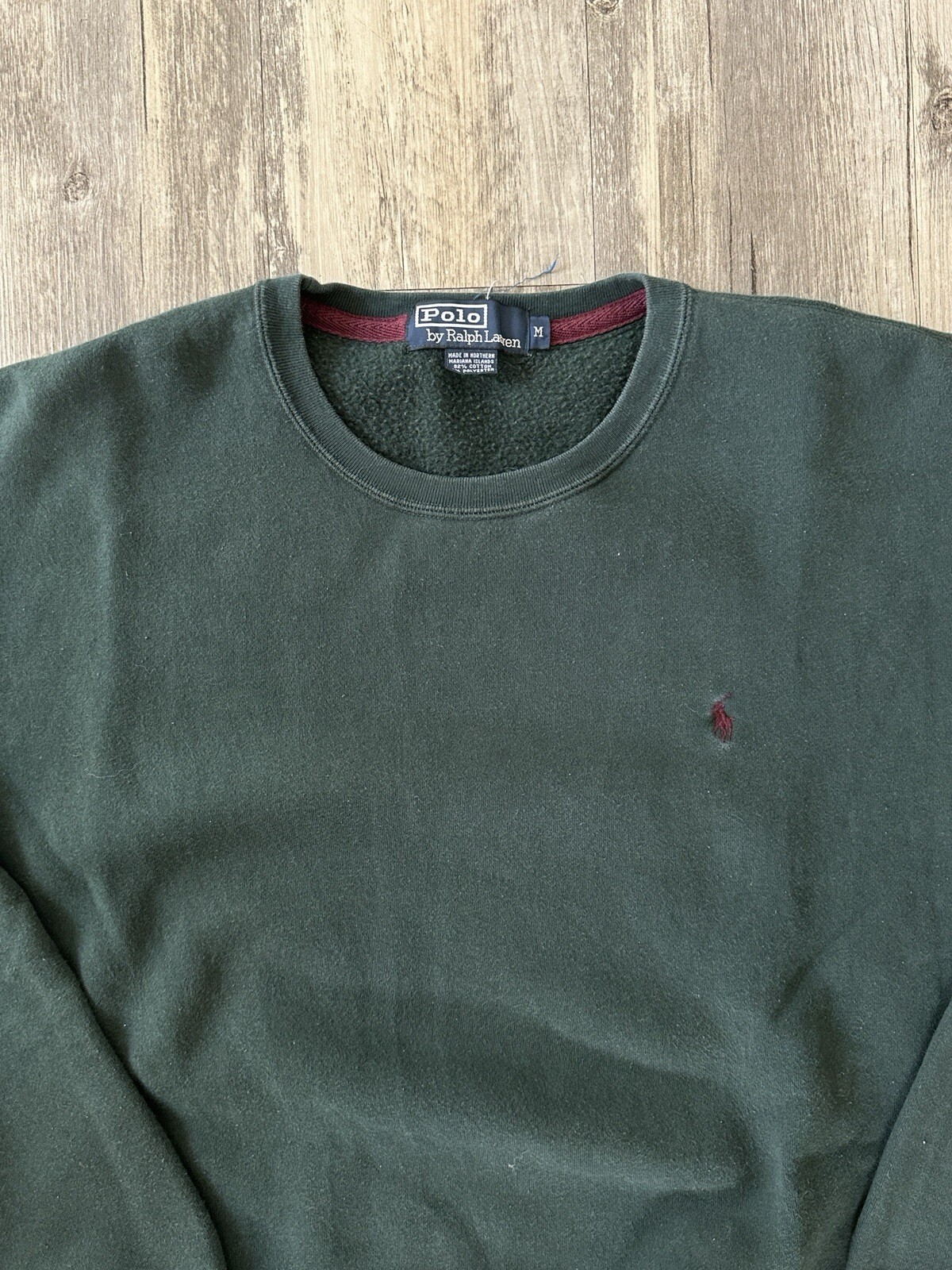 Polo Ralph Lauren vintage piccola pony felpa girocollo taglia media