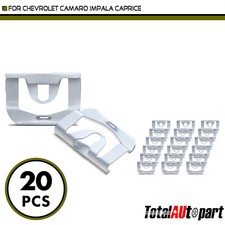 20pcs Window Windshield Reveal Moulding Clip For Chevrolet Camaro Impala Caprice