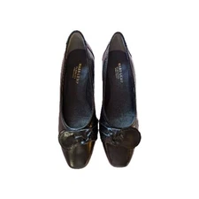 Womens Low Heeled Black Pump, Mark Lemp Classics/ Walking Cradles SZ 6 FREE SHIP