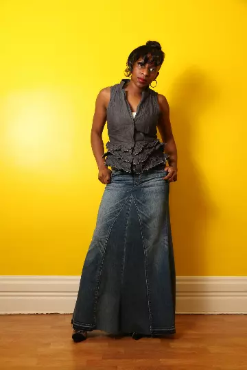 DIY Distressed Denim Skirt from JEANS - NO SEW || Lucykiins - YouTube