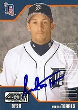 Andres Torres autographed Baseball Card 2002 Upper Deck Fortyman Rookie #339
