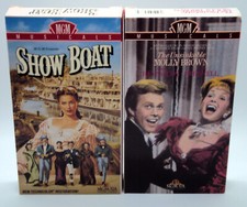 SHOW BOAT & THE UNSINKABLE MOLLY BROWN VHS MGM Musicals Debbie Reynold Color NR
