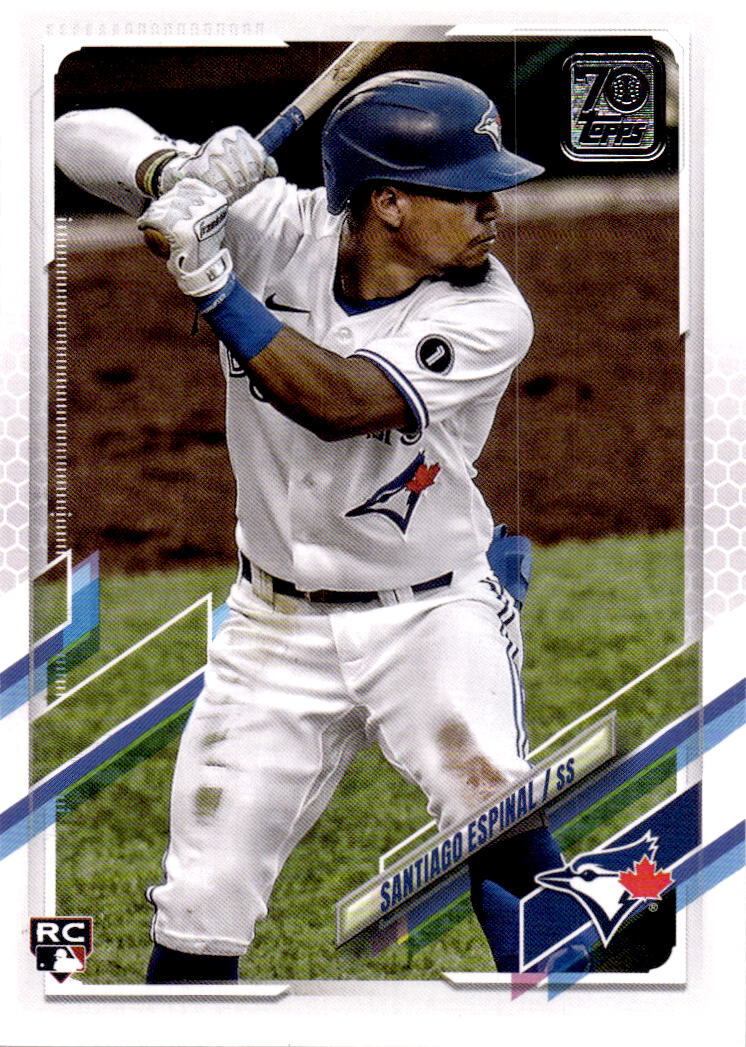 2021 Topps #243 Santiago Espinal 70th Anniversary Celebration