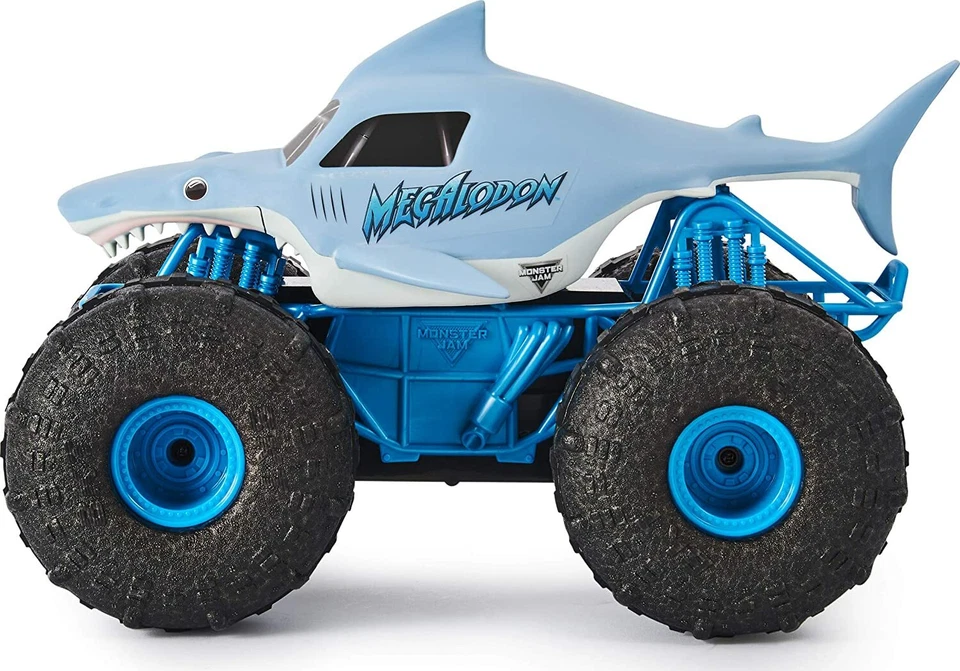 Spin Master 6056227 Monster Jam Megalodon Storm RC Amphibienfahrzeug Hai-Optik - Bild 3 von 4