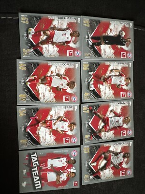 topps match attax bundesliga 23/24 Bayern 7er Set + Tagteam Karte