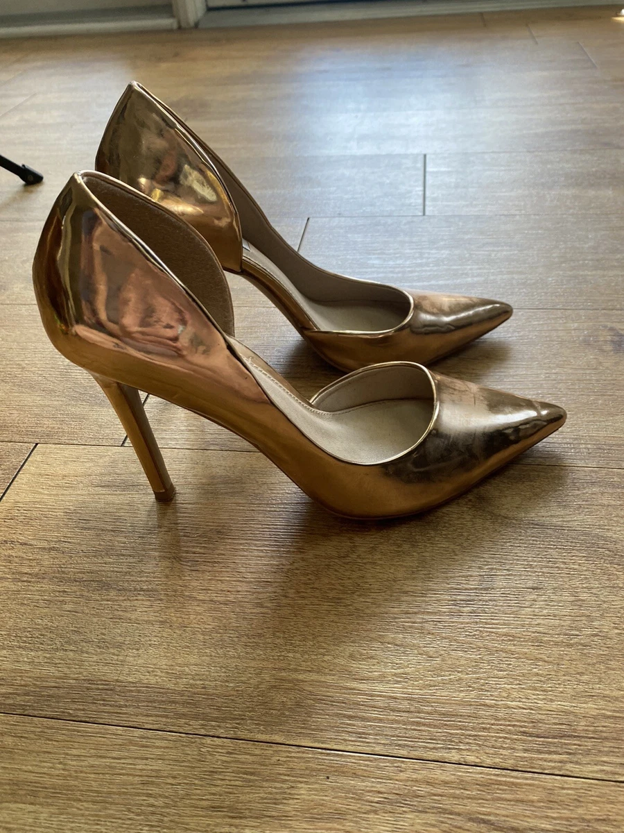 Steve Madden Rose Gold Pumps Size 8.5 eBay