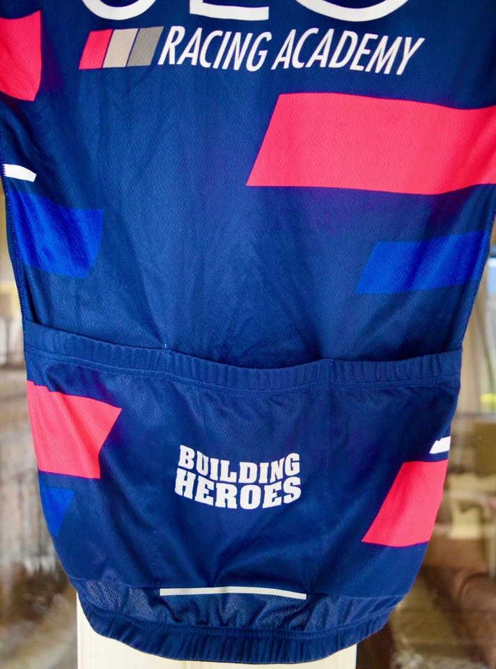 VERMARC Men's SMALL S-2 SEG RACING ACADEMY Pro Racing Jersey FULL ZIPPERED - Image 4 of 4