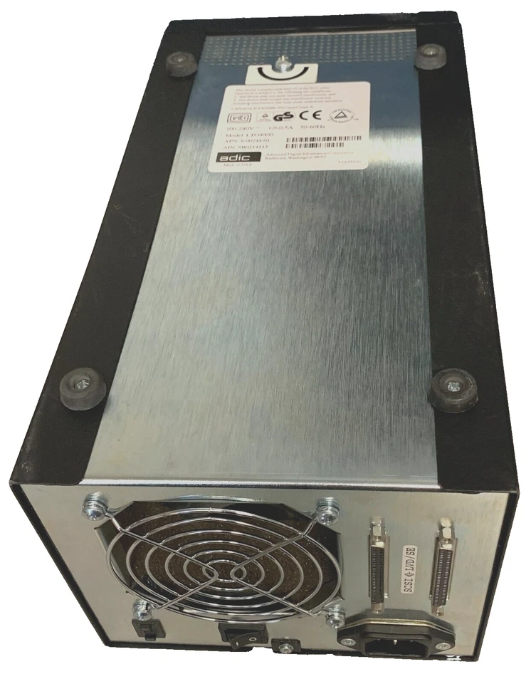 ADIC LTO400D ULTRIUM  460 LTO2 SCSI/LVD Ext W/LCD DISPLAY 8-00244-01 18P8964 - Image 4 of 4