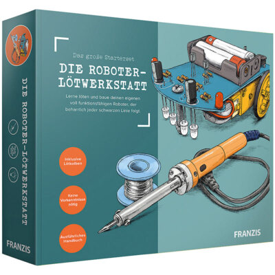 FRANZIS Die große Baubox ''Roboter-Lötwerkstatt''