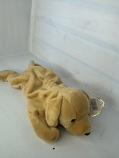 Ty Beanie Baby Fetch the Golden Retriever New W/Tag Protector
