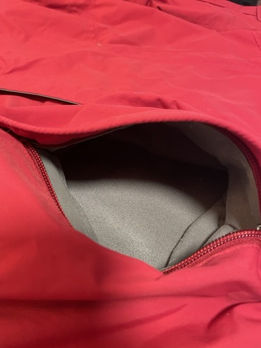 LL Bean Jacket Mens Red Shell Full Zip Hooded L Wind And Water Resistant - Picture 10 of 13