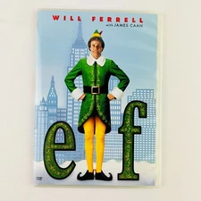 Elf DVD 2004 Widescreen Slim Case Leon Redbone, Will Ferrell, James Caan