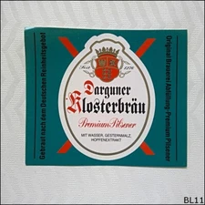 Darguner Klosterbrau Premium Pilsener Beer Label (BL11)