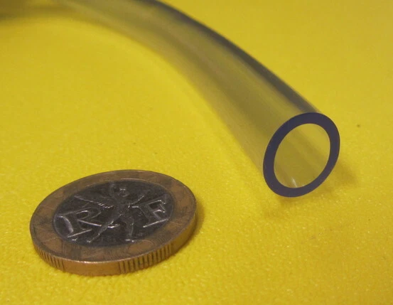 PVC Tubing, Clear, 1/2" OD x 3/8" ID x 1/16" Wall x 100 Foot Coil - Image 2 of 4