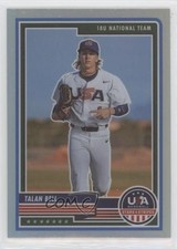 2023 Panini USA Baseball Stars & Stripes Silver Prizm Talan Bell #2 4s2