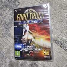 Euro Truck Simulator 2 Gold PC DVD-ROM Complete w/ Manual  Clean Disc